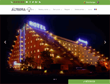 Tablet Screenshot of hotel-alteora-site-du-futuroscope.com